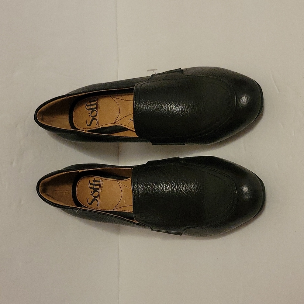 Sofft black leather shoes Anarosa size 6M